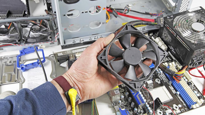 Vệ sinh và thay keo tản nhiệt CPU máy tính tự tắt tại Quảng Ngãi